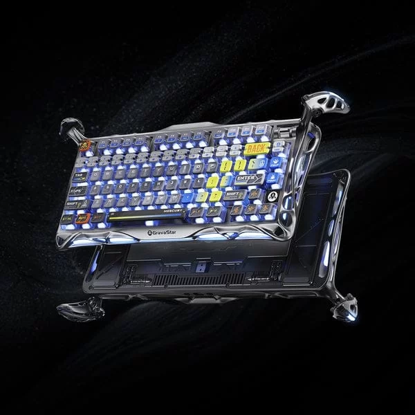 GravaStar Mercury K1 Pro Special Edition - Insterstellar Silver Gaming Keyboard 12 GravaStar Mercury K1 Pro Special Edition - Insterstellar Silver Gaming Keyboard - Ảnh 12