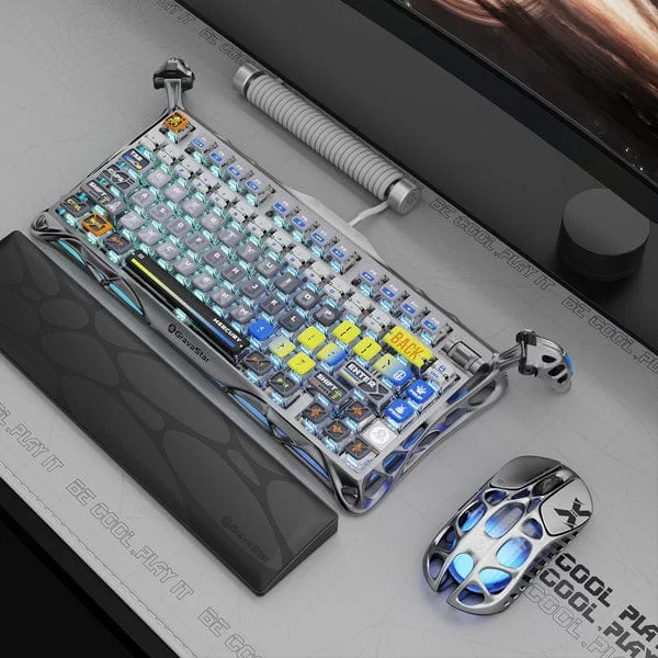 GravaStar Mercury K1 Pro Special Edition - Insterstellar Silver Gaming Keyboard 13 GravaStar Mercury K1 Pro Special Edition - Insterstellar Silver Gaming Keyboard - Ảnh 13