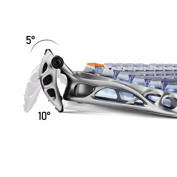 GravaStar Mercury K1 Pro Special Edition - Insterstellar Silver Gaming Keyboard 14 GravaStar Mercury K1 Pro Special Edition - Insterstellar Silver Gaming Keyboard - Ảnh 14