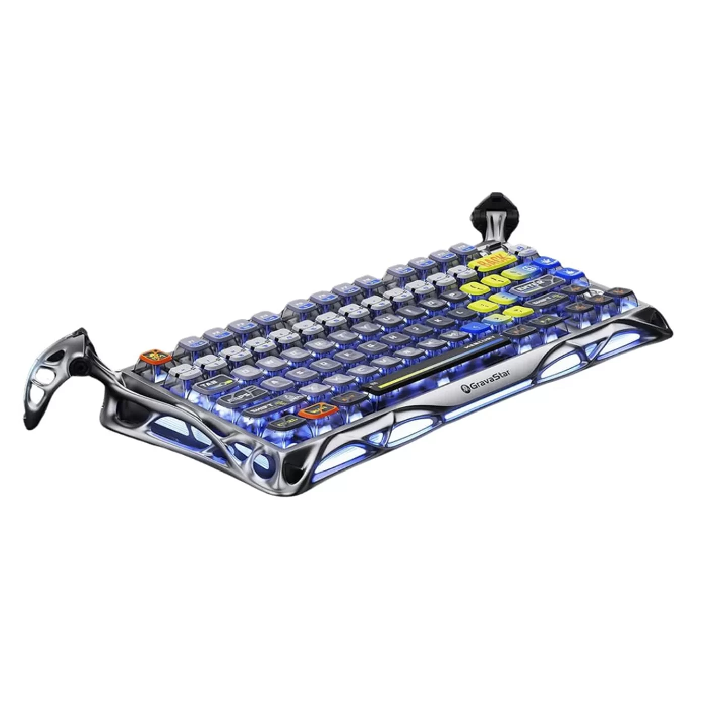 GravaStar Mercury K1 Pro Special Edition - Insterstellar Silver Gaming Keyboard 3 GravaStar Mercury K1 Pro Special Edition - Insterstellar Silver Gaming Keyboard - Ảnh 3