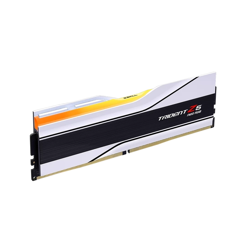 G.Skill Trident Z5 Neo RGB White 64GB (2x32GB) DDR5 Memory Kit - Intel XMP 3.0 & AMD EXPO, 6000MHz CL36 (F5-6000J3636F32GX2-TZ5NRW) 3 G.Skill Trident Z5 Neo RGB White 64GB (2x32GB) DDR5 Memory Kit - Intel XMP 3.0 & AMD EXPO, 6000MHz CL36 (F5-6000J3636F32GX2-TZ5NRW) - Ảnh 3