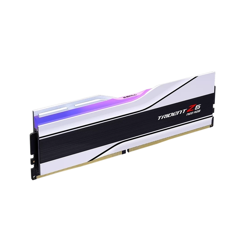 G.Skill Trident Z5 Neo RGB White 64GB (2x32GB) DDR5 Memory Kit - Intel XMP 3.0 & AMD EXPO, 6000MHz CL36 (F5-6000J3636F32GX2-TZ5NRW) 4 G.Skill Trident Z5 Neo RGB White 64GB (2x32GB) DDR5 Memory Kit - Intel XMP 3.0 & AMD EXPO, 6000MHz CL36 (F5-6000J3636F32GX2-TZ5NRW) - Ảnh 4