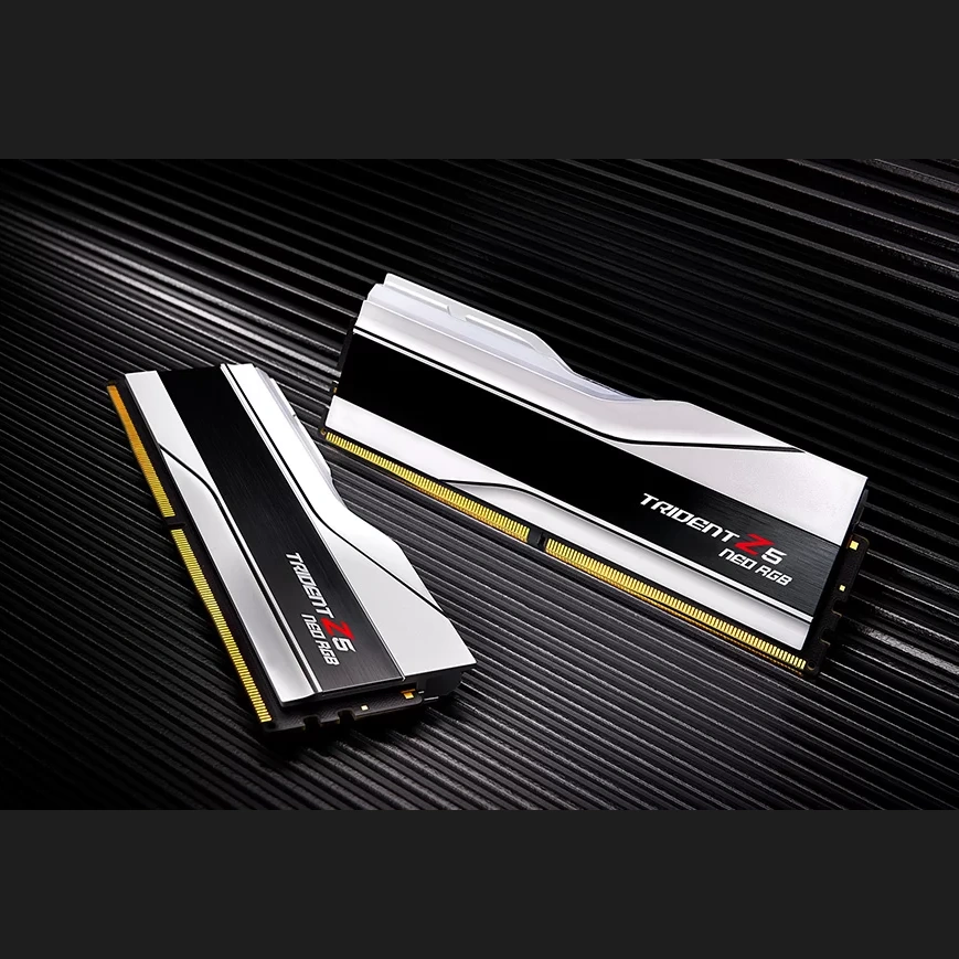 G.Skill Trident Z5 Neo RGB White 64GB (2x32GB) DDR5 Memory Kit - Intel XMP 3.0 & AMD EXPO, 6000MHz CL36 (F5-6000J3636F32GX2-TZ5NRW) 7 G.Skill Trident Z5 Neo RGB White 64GB (2x32GB) DDR5 Memory Kit - Intel XMP 3.0 & AMD EXPO, 6000MHz CL36 (F5-6000J3636F32GX2-TZ5NRW) - Ảnh 7