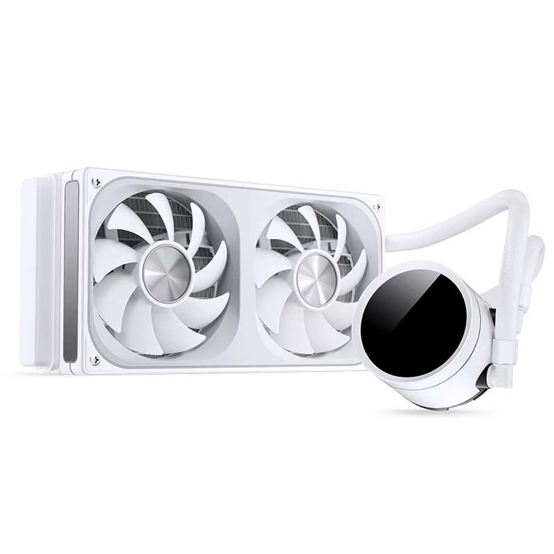 JONSBO TH-240 White AIO Liquid Cooling - 240mm radiator, Single Frame Unit 2x120mm 3Pin ARGB Fans 5 JONSBO TH-240 White AIO Liquid Cooling - 240mm radiator, Single Frame Unit 2x120mm 3Pin ARGB Fans - Ảnh 5