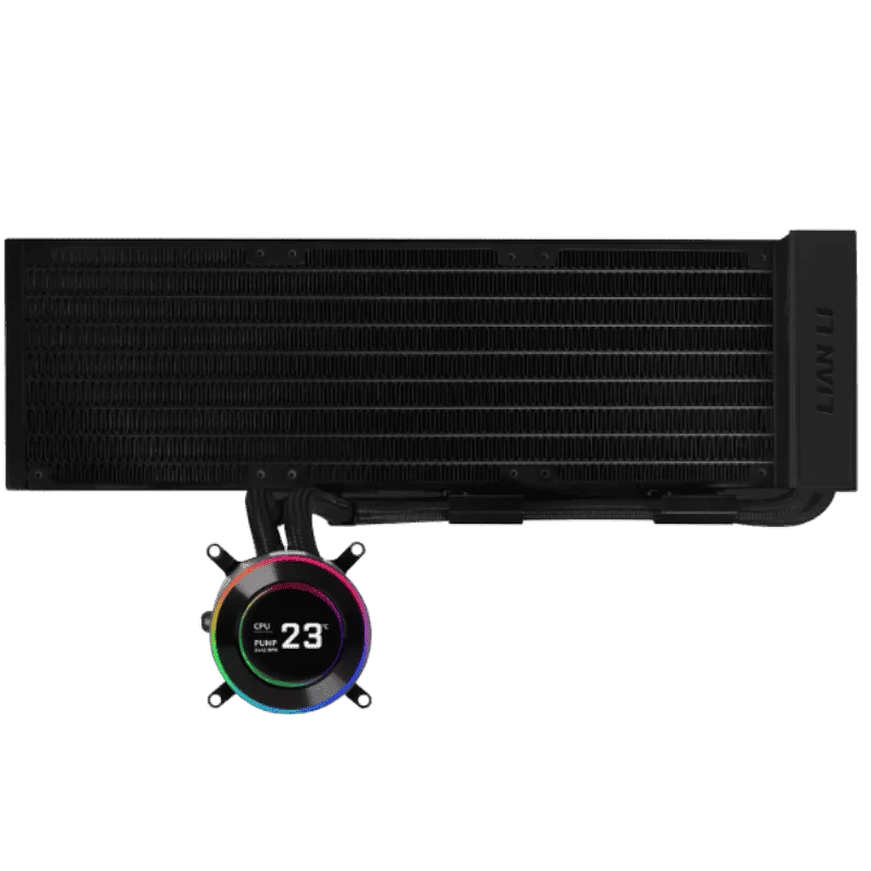 Lian Li Hydroshift II LCD-C 360N Black AIO Liquid CPU Cooler - 2.1 inch IPS 480×480 res LCD Screen 1 Lian Li Hydroshift II LCD-C 360N Black AIO Liquid CPU Cooler - 2.1 inch IPS 480×480 res LCD Screen