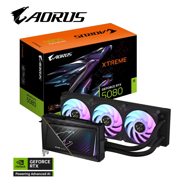 GIGABYTE AORUS GeForce RTX 5080 XTREME WATERFORCE 16G (GV-N5080AORUSX W-16GD) Graphics Card 2 GIGABYTE AORUS GeForce RTX 5080 XTREME WATERFORCE 16G (GV-N5080AORUSX W-16GD) Graphics Card - Ảnh 2