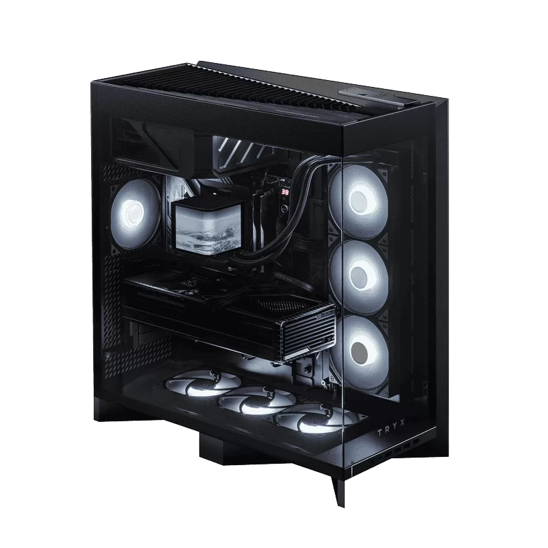 TRYX LUCA L70 Black Gaming Case - E-ATX, Mid Tower, Tempered Glass 1 TRYX LUCA L70 Black Gaming Case - E-ATX, Mid Tower, Tempered Glass