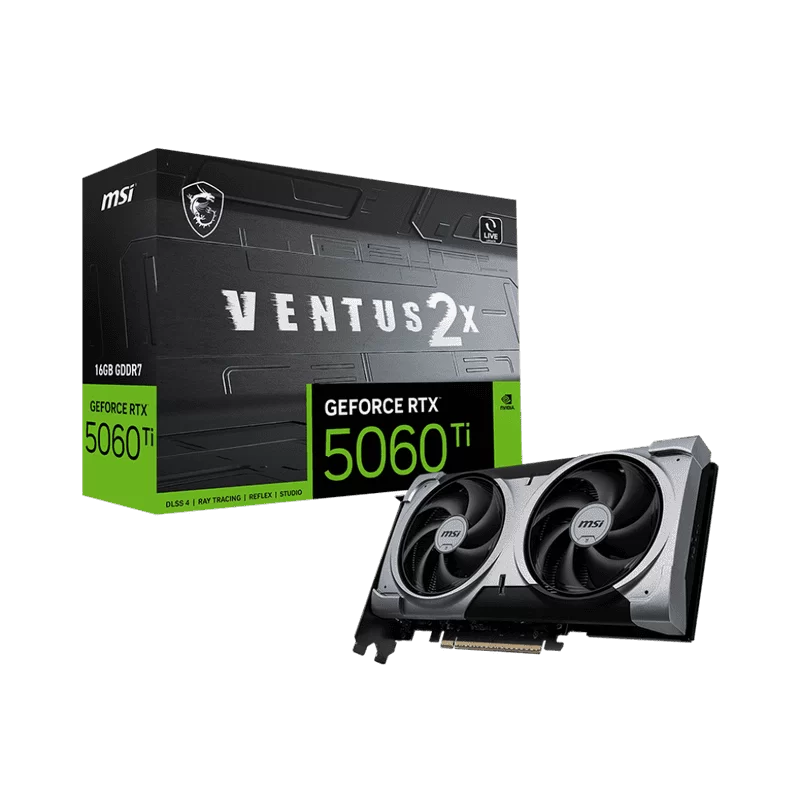 MSI GeForce RTX 5060Ti 16G VENTUS 2X PLUS Graphics Card