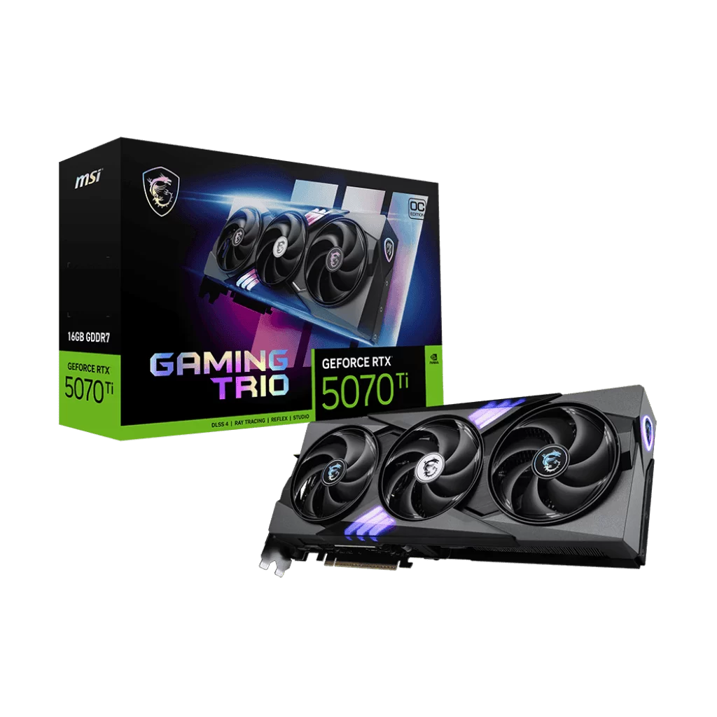 MSI GeForce RTX 5070Ti 16G GAMING TRIO OC Graphics Card 1 MSI GeForce RTX 5070Ti 16G GAMING TRIO OC Graphics Card