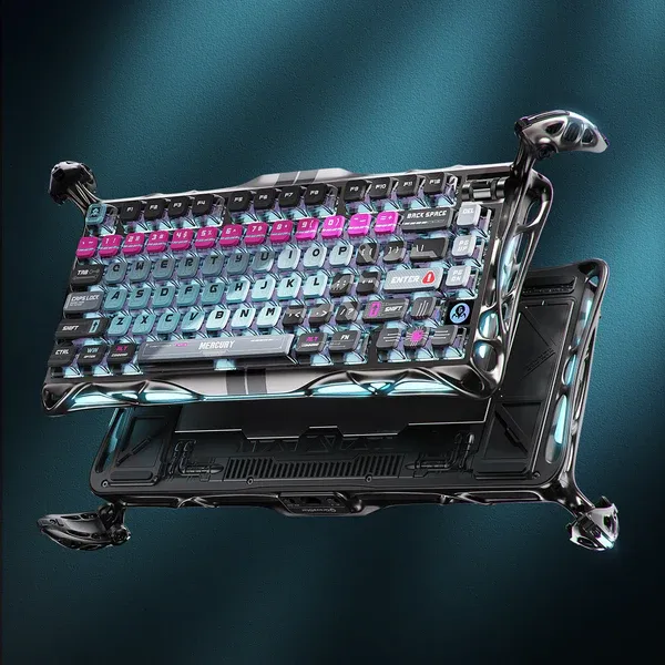GravaStar Mercury V75 Pro - Cyberpunk - Magnetic HE Gaming Keyboard 7 GravaStar Mercury V75 Pro - Cyberpunk - Magnetic HE Gaming Keyboard - Ảnh 7