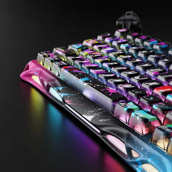 GravaStar Mercury V75 Pro - Neon Graffiti - Magnetic HE Gaming Keyboard 6 GravaStar Mercury V75 Pro - Neon Graffiti - Magnetic HE Gaming Keyboard - Ảnh 6