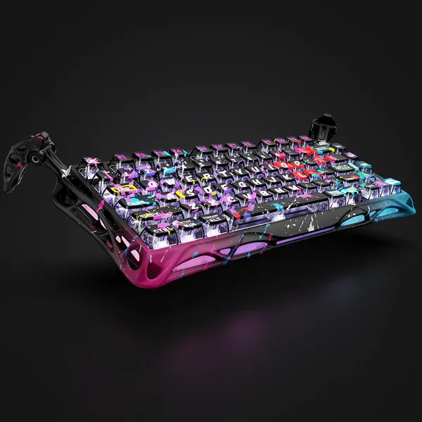 GravaStar Mercury V75 Pro - Neon Graffiti - Magnetic HE Gaming Keyboard 7 GravaStar Mercury V75 Pro - Neon Graffiti - Magnetic HE Gaming Keyboard - Ảnh 7