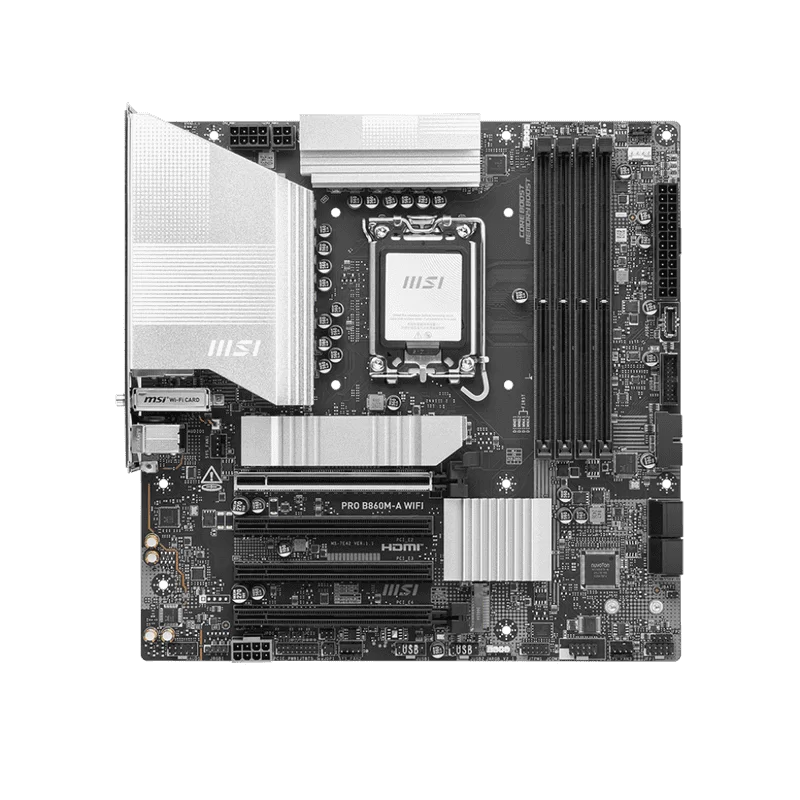 MSI PRO B860M-A WIFI Mainboard 2 MSI PRO B860M-A WIFI Mainboard - Ảnh 2