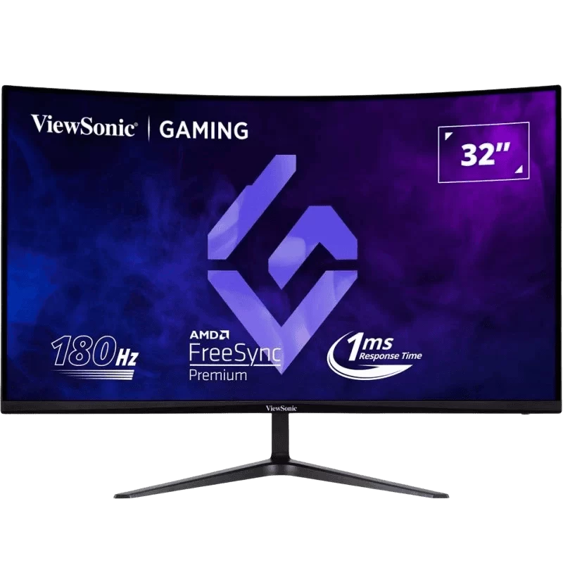 ViewSonic VX3218C-2K Curved 1500R Gaming Monitor - 32 inch, 2K QHD (2560 x 1440), VA 165Hz (2x HDMI 2.0, 1x DisplayPort), 2x 2W 2 ViewSonic VX3218C-2K Curved 1500R Gaming Monitor - 32 inch, 2K QHD (2560 x 1440), VA 165Hz (2x HDMI 2.0, 1x DisplayPort), 2x 2W - Ảnh 2
