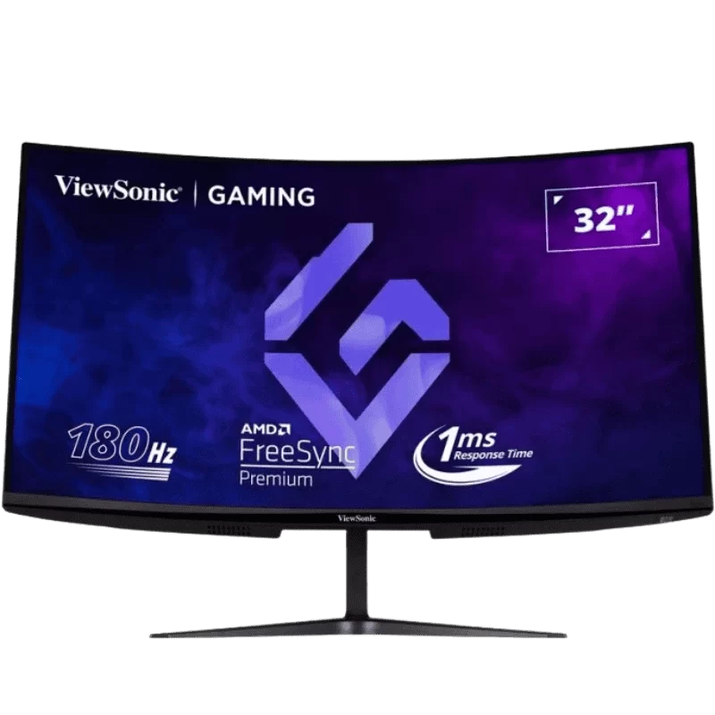 ViewSonic VX3218C-2K Curved 1500R Gaming Monitor - 32 inch, 2K QHD (2560 x 1440), VA 165Hz (2x HDMI 2.0, 1x DisplayPort), 2x 2W 4 ViewSonic VX3218C-2K Curved 1500R Gaming Monitor - 32 inch, 2K QHD (2560 x 1440), VA 165Hz (2x HDMI 2.0, 1x DisplayPort), 2x 2W - Ảnh 4
