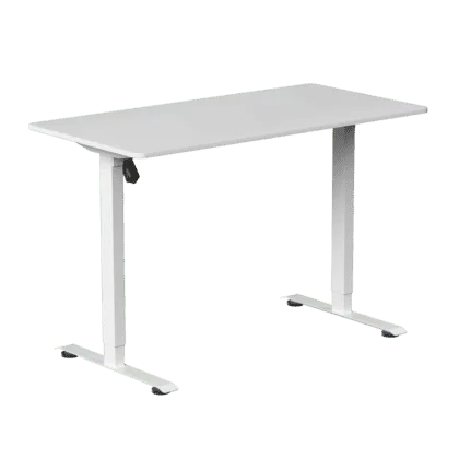 WARRIOR Paladin Series WGT602 White - Electric Height Adjustable Standing Desk 1 WARRIOR Paladin Series WGT602 White - Electric Height Adjustable Standing Desk