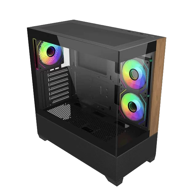 Cooler Master Elite 690 Black Wood Case - 3x 120mm ARGB included 2 Cooler Master Elite 690 Black Wood Case - 3x 120mm ARGB included - Ảnh 2