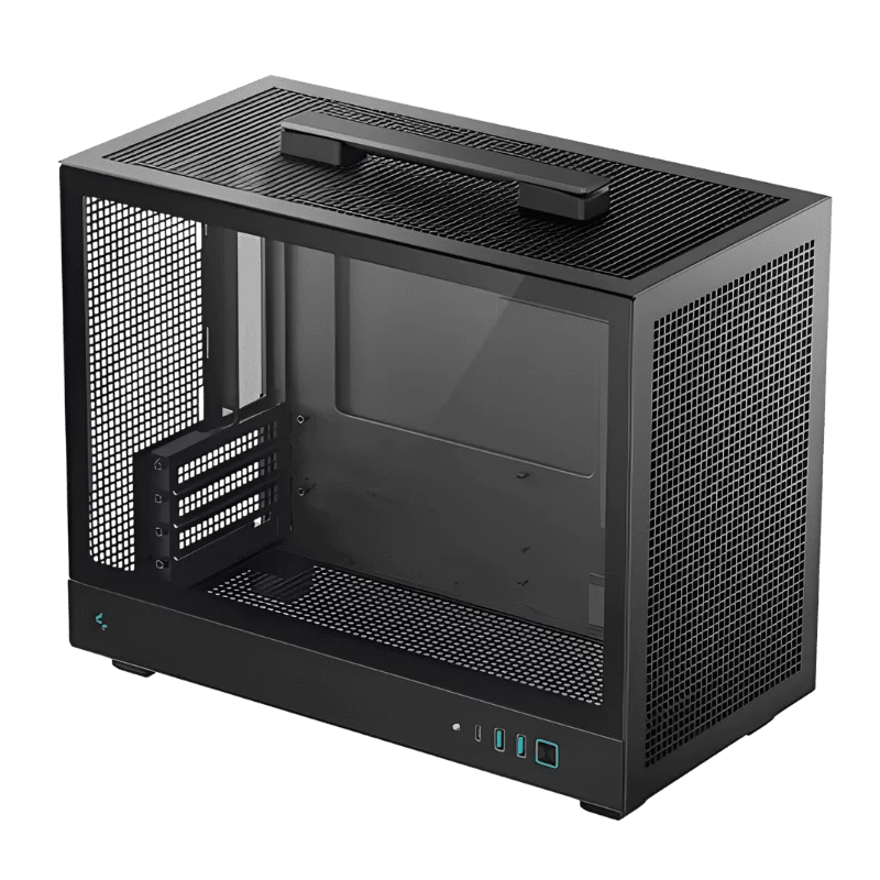 DEEPCOOL CH160 Plus Black Portable High Airflow M-ITX Case 1 DEEPCOOL CH160 Plus Black Portable High Airflow M-ITX Case
