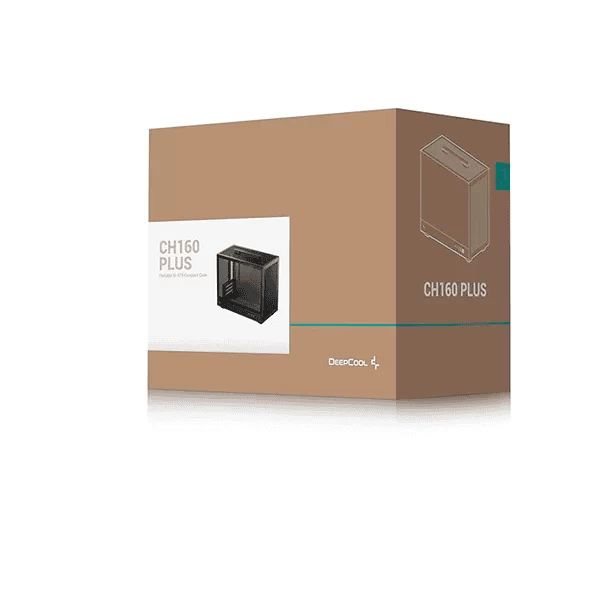 DEEPCOOL CH160 Plus Black Portable High Airflow M-ITX Case 6 DEEPCOOL CH160 Plus Black Portable High Airflow M-ITX Case - Ảnh 6