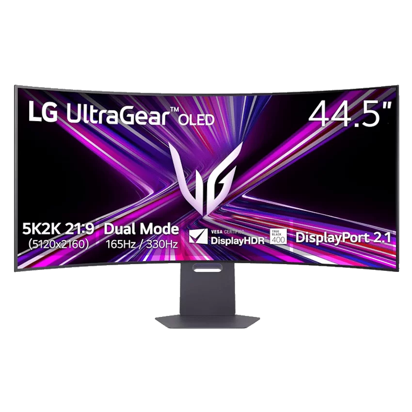 LG Ultragear 45GX950A-B Ultragear Gaming Monitor - 45 inch 5K2K WUHD(5120 x 2160), OLED16:9, Dual Mode 330Hz-165Hz, FreeSync, 0.03ms, G-sync Compatible 1 LG Ultragear 45GX950A-B Ultragear Gaming Monitor - 45 inch 5K2K WUHD(5120 x 2160), OLED16:9, Dual Mode 330Hz-165Hz, FreeSync, 0.03ms, G-sync Compatible