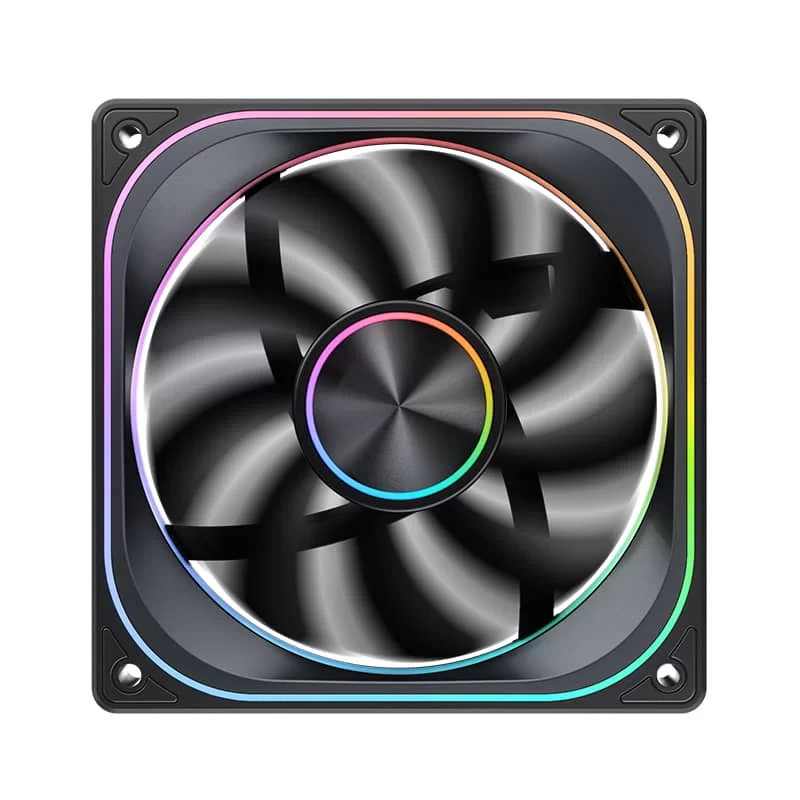 JONSBO ZA-120B Fan Case - 1x120mm PWM 3Pin ARGB, 4-Sides Infinity Mirror 2 JONSBO ZA-120B Fan Case - 1x120mm PWM 3Pin ARGB, 4-Sides Infinity Mirror - Ảnh 2