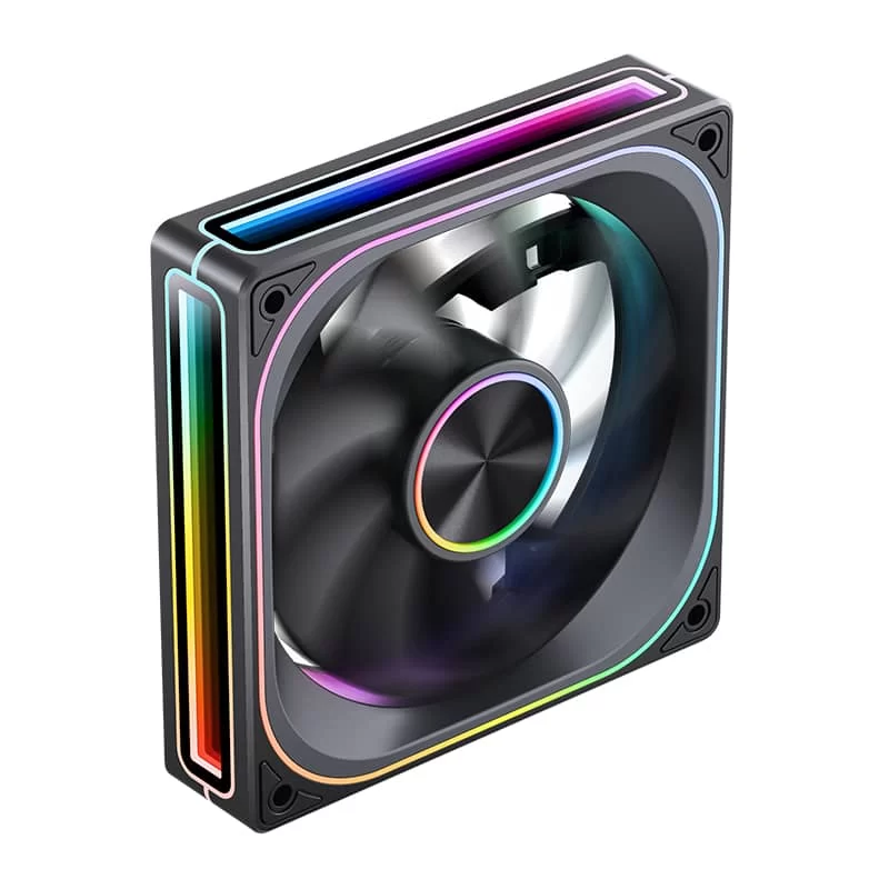 JONSBO ZA-120B Fan Case - 1x120mm PWM 3Pin ARGB, 4-Sides Infinity Mirror 12 JONSBO ZA-120B Fan Case - 1x120mm PWM 3Pin ARGB, 4-Sides Infinity Mirror - Ảnh 12