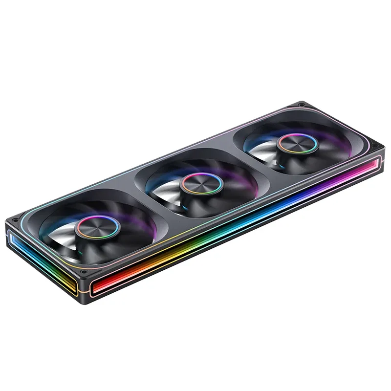 JONSBO ZA-360BR Fan Case - 3in1, 120mm PWM 3Pin ARGB Reverse Blade Silent, 4-Sides Infinity Mirror 8 JONSBO ZA-360BR Fan Case - 3in1, 120mm PWM 3Pin ARGB Reverse Blade Silent, 4-Sides Infinity Mirror - Ảnh 8