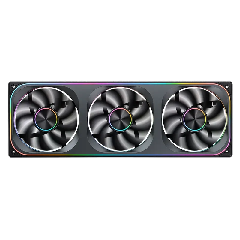 JONSBO ZA-360BR Fan Case - 3in1, 120mm PWM 3Pin ARGB Reverse Blade Silent, 4-Sides Infinity Mirror 7 JONSBO ZA-360BR Fan Case - 3in1, 120mm PWM 3Pin ARGB Reverse Blade Silent, 4-Sides Infinity Mirror - Ảnh 7