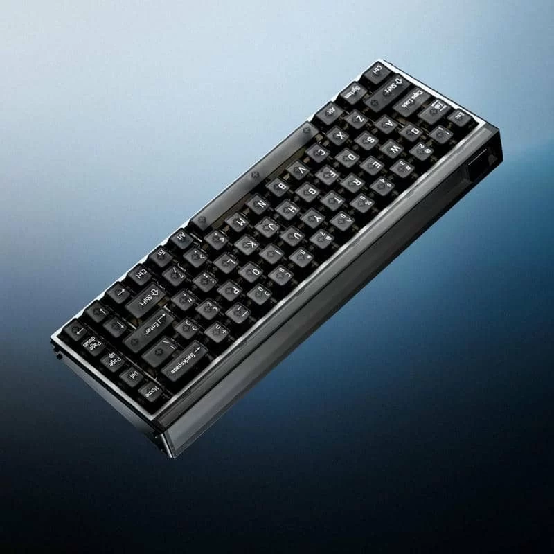 MelGeek Made68 Pro+ Phantom Gray Rapid Trigger 65%, Magnetic Switch Keyboard 7 MelGeek Made68 Pro+ Phantom Gray Rapid Trigger 65%, Magnetic Switch Keyboard - Ảnh 7