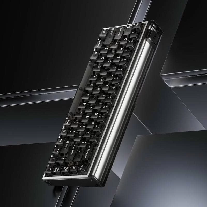 MelGeek Made68 Pro+ Phantom Gray Rapid Trigger 65%, Magnetic Switch Keyboard 6 MelGeek Made68 Pro+ Phantom Gray Rapid Trigger 65%, Magnetic Switch Keyboard - Ảnh 6