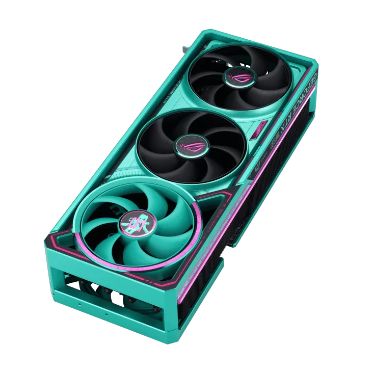 ASUS ROG Astral GeForce RTX 5080 OC HATSUNE MIKU EDITION 16GB GDDR7 Graphics Card 2 ASUS ROG Astral GeForce RTX 5080 OC HATSUNE MIKU EDITION 16GB GDDR7 Graphics Card - Ảnh 2