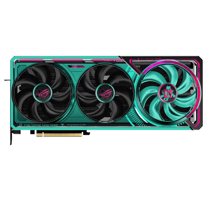 ASUS ROG Astral GeForce RTX 5080 OC HATSUNE MIKU EDITION 16GB GDDR7 Graphics Card 3 ASUS ROG Astral GeForce RTX 5080 OC HATSUNE MIKU EDITION 16GB GDDR7 Graphics Card - Ảnh 3
