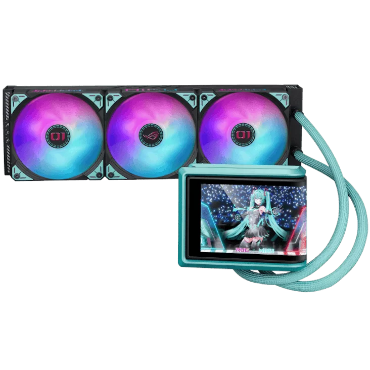 ASUS ROG RYUO IV 360 ARGB Hatsune Miku Edition AIO Liquid CPU Cooler
