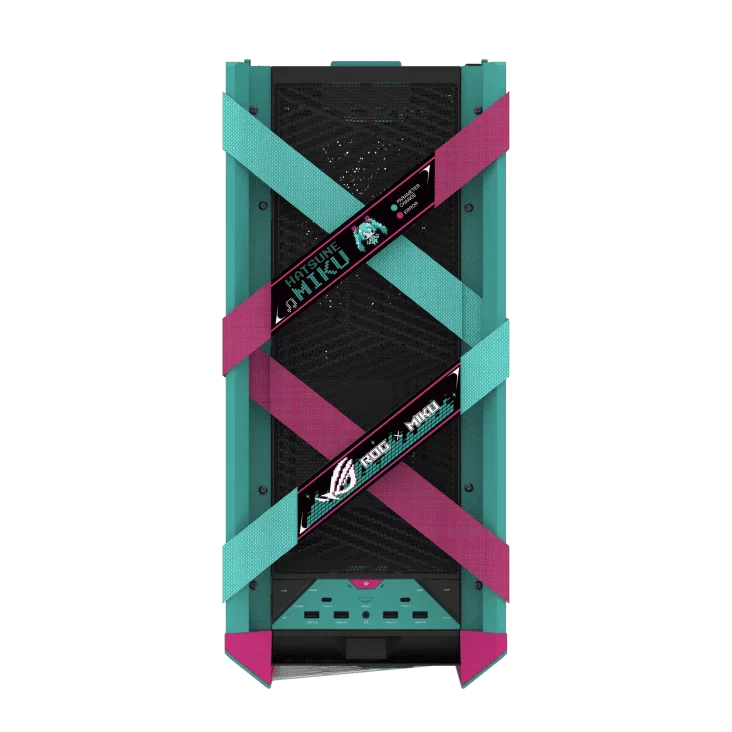 ASUS ROG Strix Helios II Hatsune Miku Edition EATX mid-tower case 5 ASUS ROG Strix Helios II Hatsune Miku Edition EATX mid-tower case - Ảnh 5