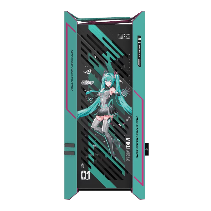 ASUS ROG Strix Helios II Hatsune Miku Edition EATX mid-tower case 6 ASUS ROG Strix Helios II Hatsune Miku Edition EATX mid-tower case - Ảnh 6