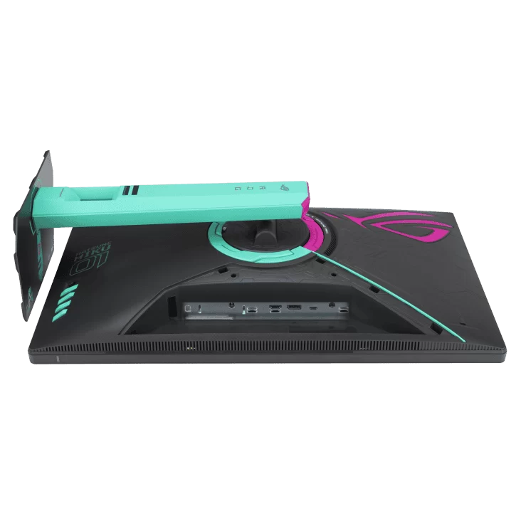 ASUS ROG Strix XG27ACMEG-G Hatsune Miku Edition Gaming Monitor - 27 inch, 16:9, IPS, 2K QHD (2560 x 1440), 260 Hz, 400 cd/m² 5 ASUS ROG Strix XG27ACMEG-G Hatsune Miku Edition Gaming Monitor - 27 inch, 16:9, IPS, 2K QHD (2560 x 1440), 260 Hz, 400 cd/m² - Ảnh 5