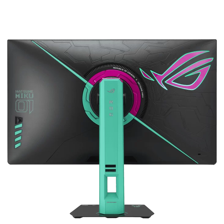 ASUS ROG Strix XG27ACMEG-G Hatsune Miku Edition Gaming Monitor - 27 inch, 16:9, IPS, 2K QHD (2560 x 1440), 260 Hz, 400 cd/m² 7 ASUS ROG Strix XG27ACMEG-G Hatsune Miku Edition Gaming Monitor - 27 inch, 16:9, IPS, 2K QHD (2560 x 1440), 260 Hz, 400 cd/m² - Ảnh 7