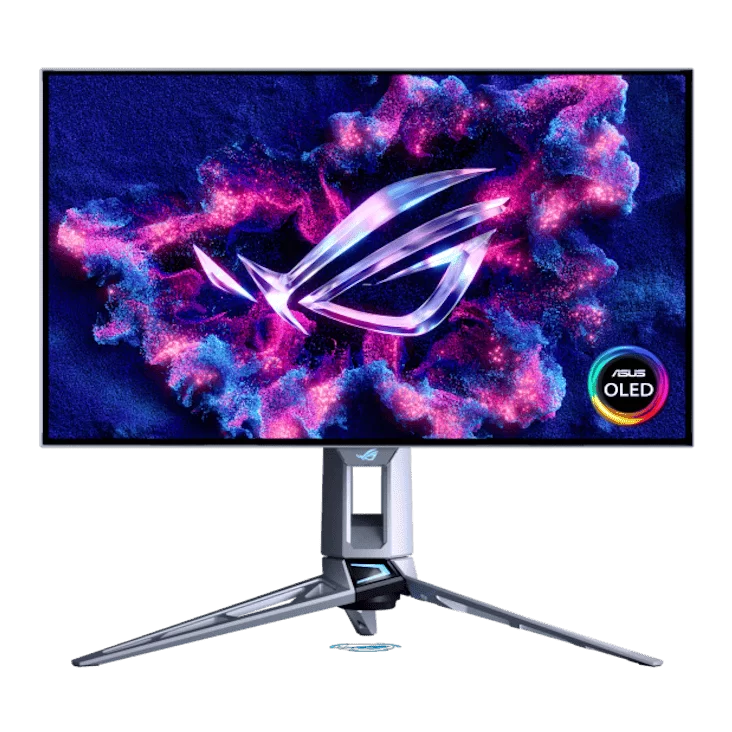 ASUS ROG Swift OLED PG27AQWP-W Gaming Monitor - 27 inch, QHD (2560x1440), Dual-Mode (QHD@540Hz, HD@720Hz), G-SYNC Compatible, VESA DisplayHDR™ 500 True Black, DisplayPort™ 2.1 1 ASUS ROG Swift OLED PG27AQWP-W Gaming Monitor - 27 inch, QHD (2560x1440), Dual-Mode (QHD@540Hz, HD@720Hz), G-SYNC Compatible, VESA DisplayHDR™ 500 True Black, DisplayPort™ 2.1
