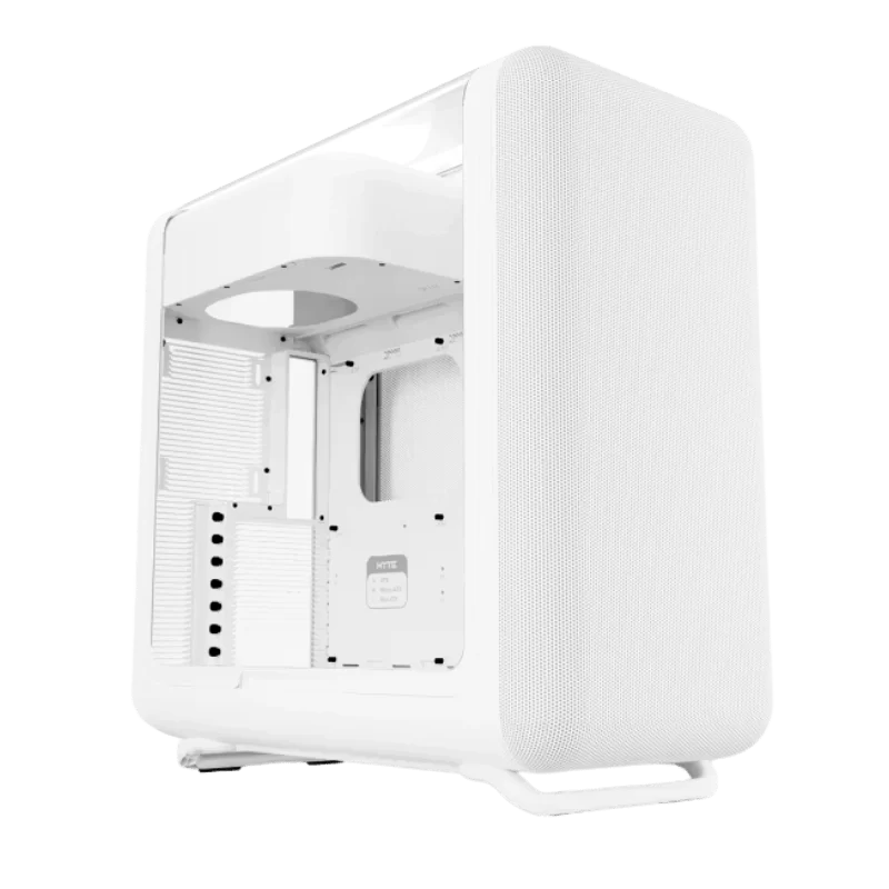 Hyte X50 Snow White Modern Performance Case - ATX Mid-Tower, E-ATX Motherboard Support