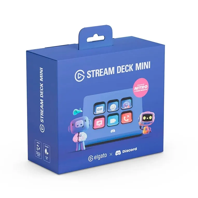 elgato Stream Deck Mini Discord Edition (10GAI9931) - 6 LCD Keys, USB 2.0 Connection 5 12