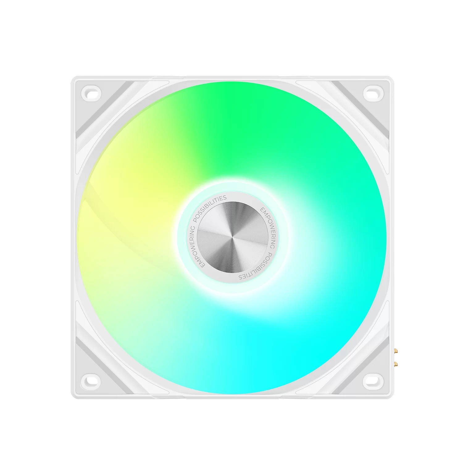 TRYX ROTA SL ARGB Reverse 120 Triple Pack White Fan - Reverse Flow, 3x120mm PWM, Daisy Chain Magnetic Connection 3 TRYX ROTA SL ARGB Reverse 120 Triple Pack White Fan - Reverse Flow, 3x120mm PWM, Daisy Chain Magnetic Connection - Ảnh 3