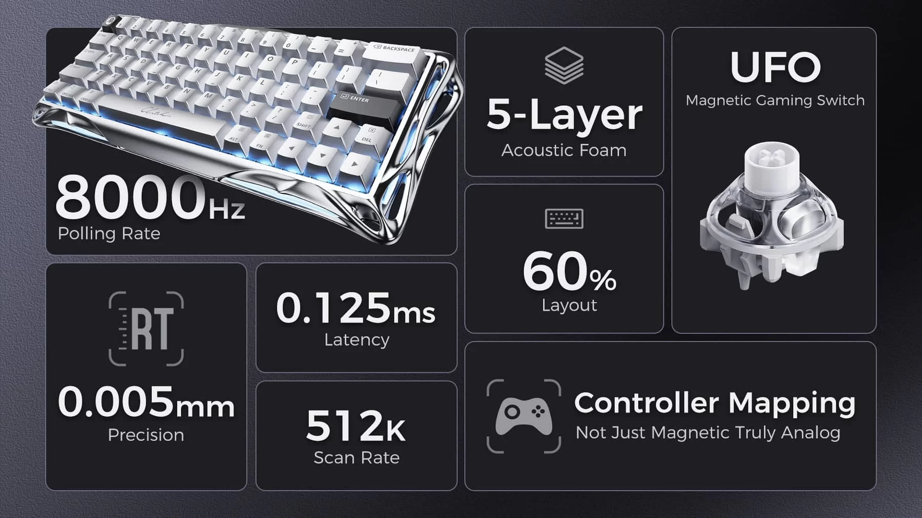 GravaStar Mercury V60 Pro Gaming Keyboard 8kHz Magnetic Switch Premium Hall Effect Keyboard 2004 5a99ad89 2fb2 40ba 95cb b27d43b51b22