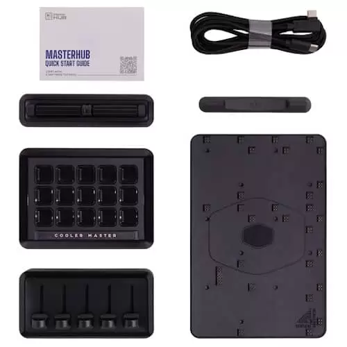 Cooler Master MasterHUB Modular Controller Stream Kit - 15 Keys, Vibrant IPS Display, 5x Fader Module, 2x Roller Module, USB-C 7 Cooler Master MasterHUB Modular Controller Stream Kit - 15 Keys, Vibrant IPS Display, 5x Fader Module, 2x Roller Module, USB-C - Ảnh 7