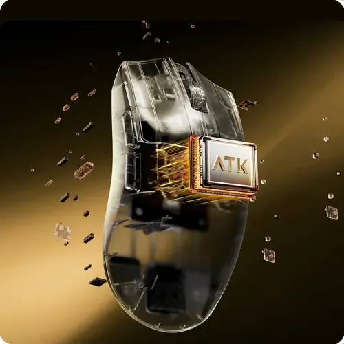 ATK Blazing Sky X1 V2 Ultra Max (8K dongle included) Gaming Mouse - 3 modes, Omron D2FP, PAW3395 Ultra Sensor, Wireless 8000Hz, 800mAh 2 ATK Blazing Sky X1 V2 Ultra Max (8K dongle included) Gaming Mouse - 3 modes, Omron D2FP, PAW3395 Ultra Sensor, Wireless 8000Hz, 800mAh - Ảnh 2