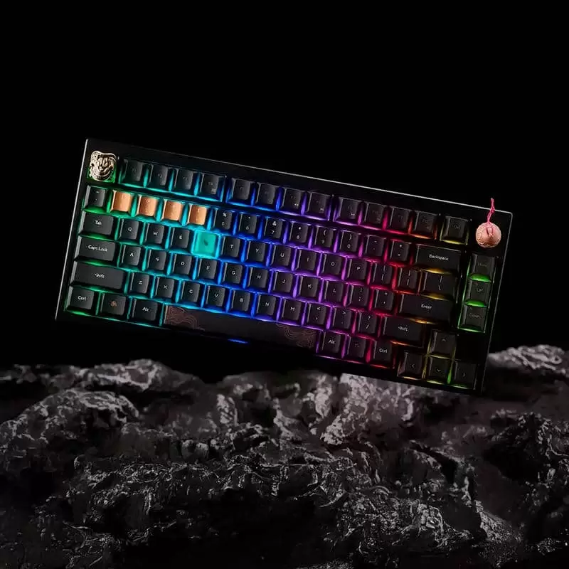 Keychron Black Myth Wukong Deluxe Edition - TTC Golden Pink Switch Gaming Keyboard 2 Keychron Black Myth Wukong Deluxe Edition - TTC Golden Pink Switch Gaming Keyboard - Ảnh 2