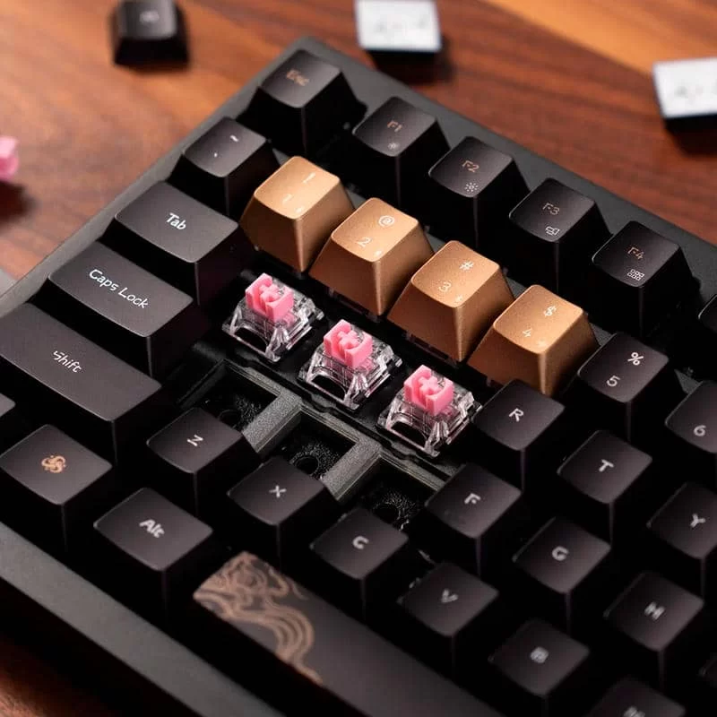 Keychron Black Myth Wukong Deluxe Edition - TTC Golden Pink Switch Gaming Keyboard 7 Keychron Black Myth Wukong Deluxe Edition - TTC Golden Pink Switch Gaming Keyboard - Ảnh 7