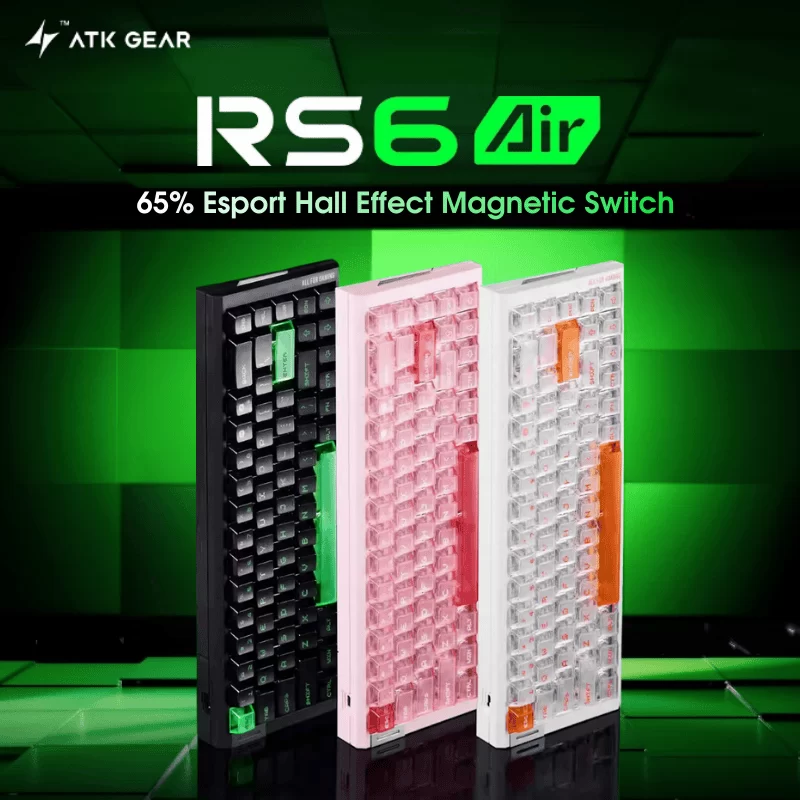 ATK RS6 Air Hall Effect Esport Gaming Keyboard - 65%, Zenith Switch 1 ATK RS6 Air Hall Effect Esport Gaming Keyboard - 65%, Zenith Switch