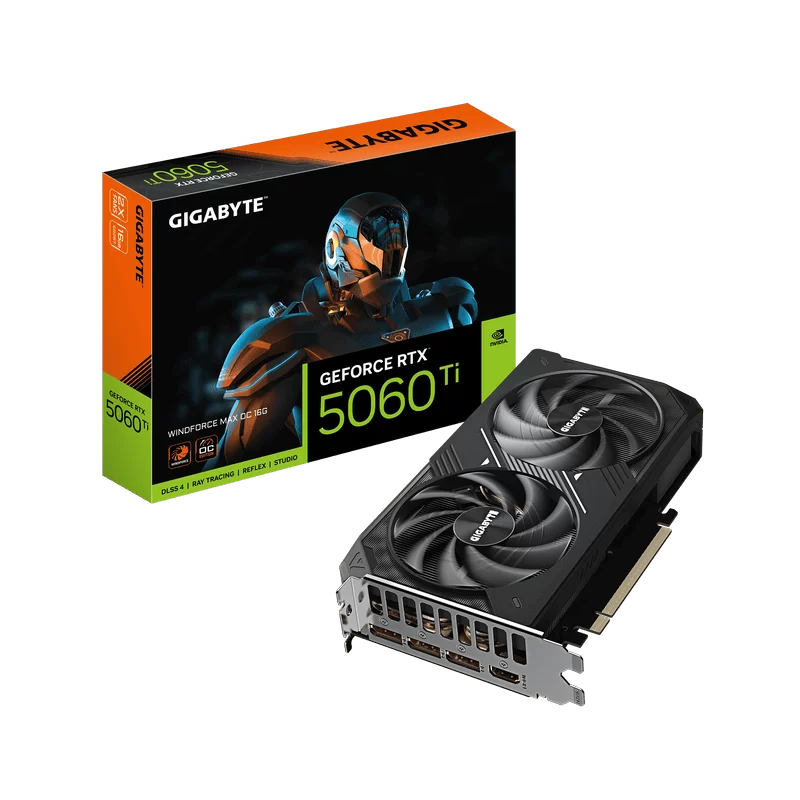 GIGABYTE GeForce RTX 5060Ti WINDFORCE MAX OC 16G (GV-N506TWF2MAX OC-16GD) Graphics Card 1 GIGABYTE GeForce RTX 5060Ti WINDFORCE MAX OC 16G (GV-N506TWF2MAX OC-16GD) Graphics Card