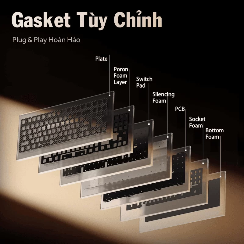 ATK x QK Hex80 Hall Effect TKL, OwLab Ti HE Magnetic Linear Switch Gaming Keyboard 5 ATK x QK Hex80 Hall Effect TKL, OwLab Ti HE Magnetic Linear Switch Gaming Keyboard - Ảnh 5