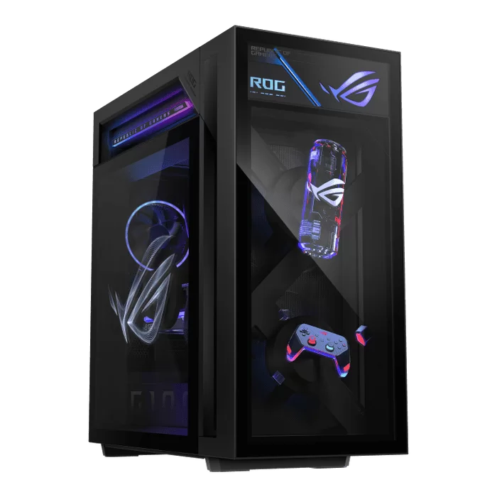 ASUS ROG G1000 (2026) GM1000 (GM1000TY-XS999) Gaming Desktop PC - Ryzen 9 9950X 3D, 5090 ROG, 32GB DDR5, 2TB NVMe PCIe 4.0, 1000W, 420mm AIO, Win 11 Pro 1 ASUS ROG G1000 (2026) GM1000 (GM1000TY-XS999) Gaming Desktop PC - Ryzen 9 9950X 3D, 5090 ROG, 32GB DDR5, 2TB NVMe PCIe 4.0, 1000W, 420mm AIO, Win 11 Pro